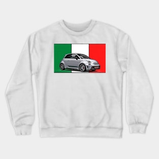 Abarth 696 Italian Print Crewneck Sweatshirt